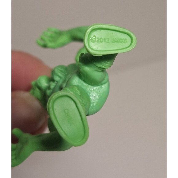 Mash-Up Mike SLUG Zombies 2012 Series 2 Green Zombie Figure Pirate Skull Mohawk - Picture 5 of 5